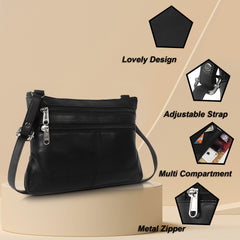 CIMONI Genuine Casual Leather Casual Trendy Travel Shoulder Crossbody Women Sling Bag