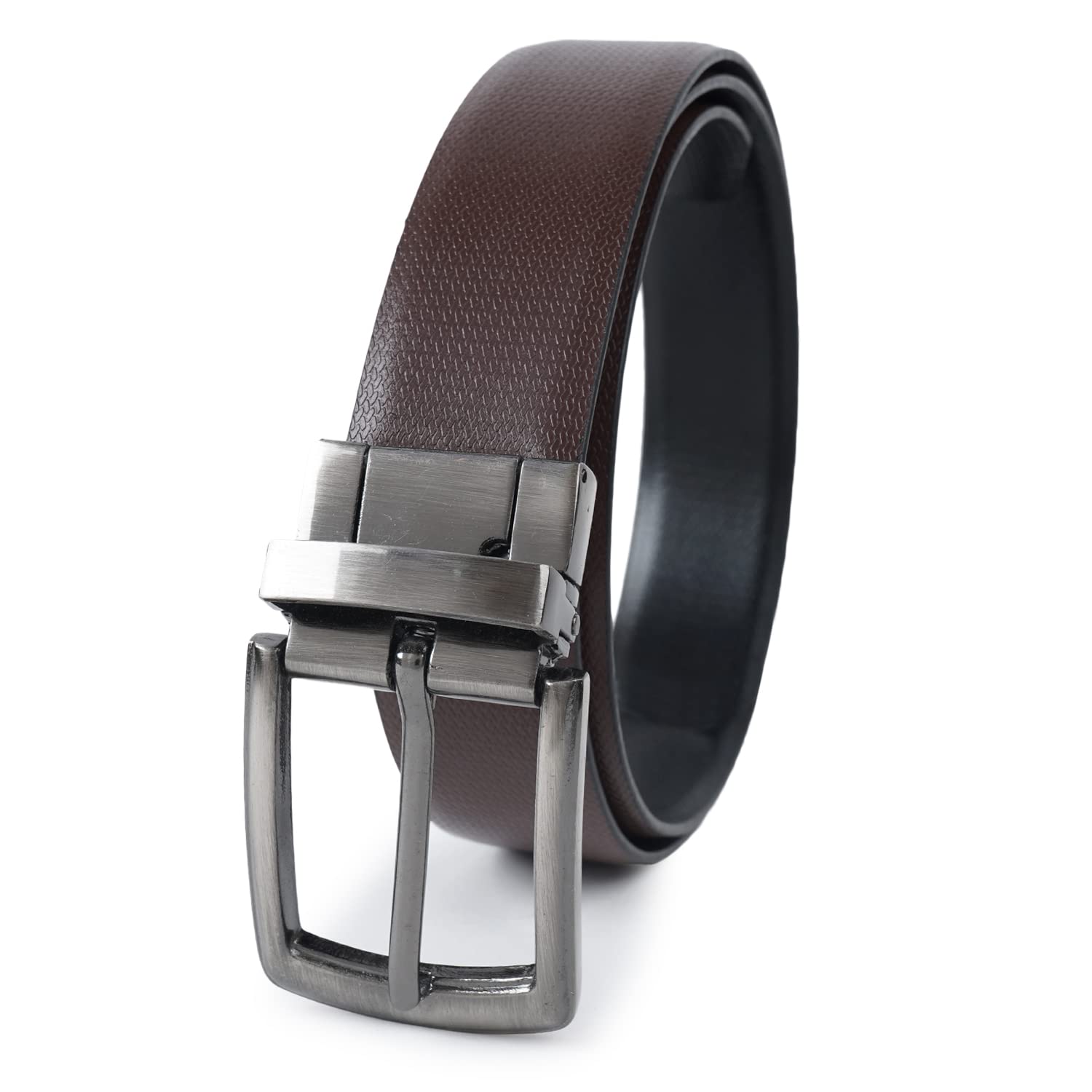 CIMONI Genuine Leather Classic Reversible Casual Formal Dailyuse Black Brown Belt For Men (1 Year Gurantee)