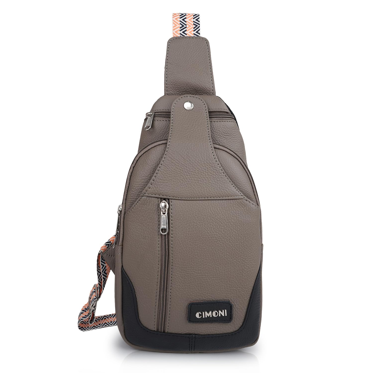 CIMONI® Premium Genuine Leather Sling Bag Classy Trendy Crossbody Bag Shoulder Daytrip Travel Stylish Purse