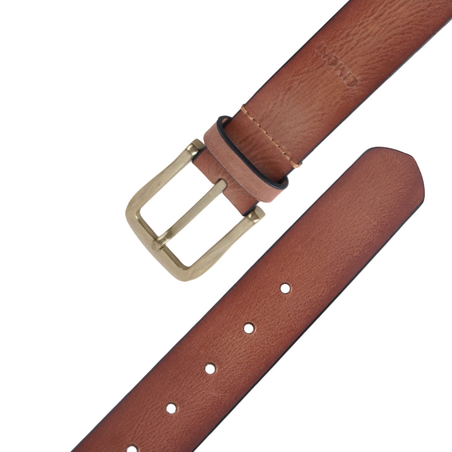 CIMONI Genuine Leather Classic Tan Casual Formal Dailyuse Belt For Men ( 1 Year Gurantee)