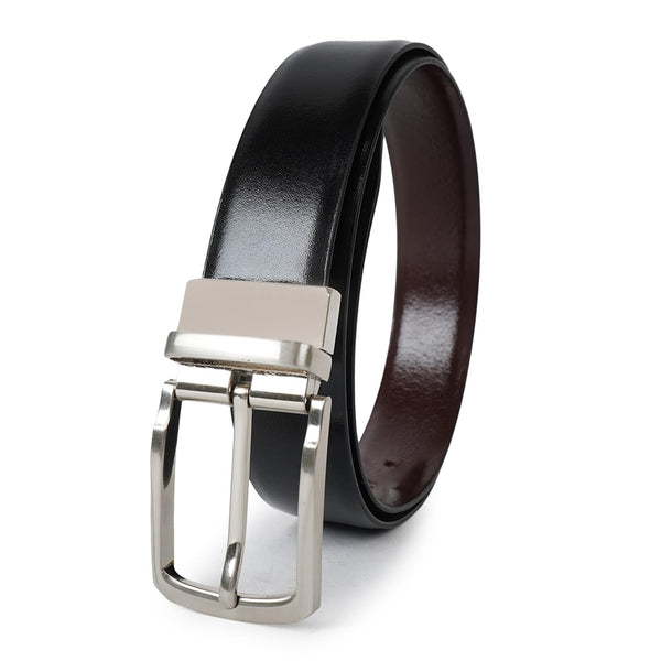 CIMONI Genuine Leather Classic Slim Design Reversible Casual Formal Dailyuse Black Brown Belt For Men