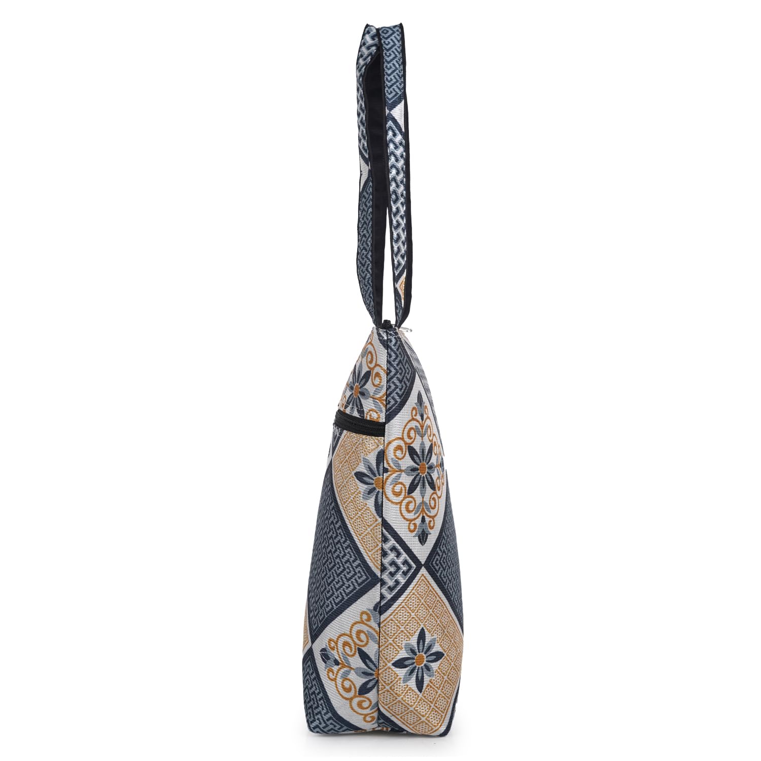 CIMONI Fabric Stylish Top Handle Handheld Shoulder Design Daytrip Shopping Handbag For Women