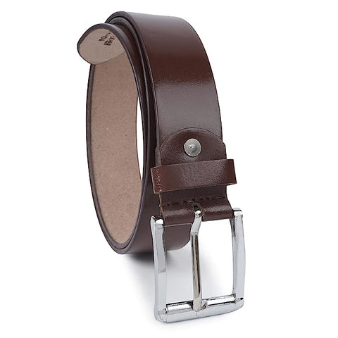 CIMONI Genuine Leather Casual Formal/Office/College Stylish Dailyuse Belt For Men& Boys [Brown]
