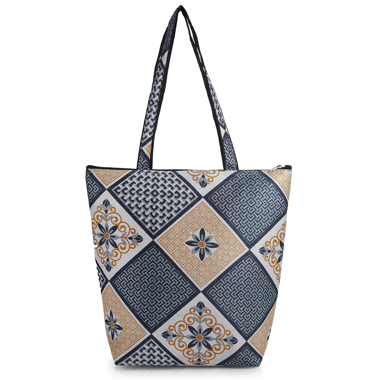 CIMONI Fabric Stylish Top Handle Handheld Shoulder Design Daytrip Shopping Handbag For Women