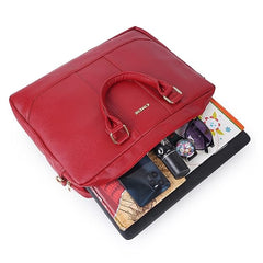 CIMONI Synthetic Leather Classic Shoulder Crossbody Daytrip Travel Trendy Laptop Messenger Bag For Men