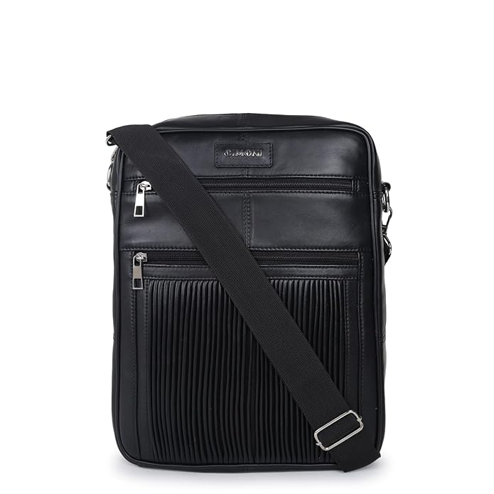 CIMONI® Premium Genuine Leather Sling Bag Stylish Trendy Design With Adjustable Straps
