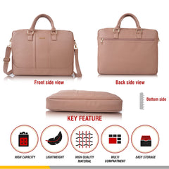 CIMONI Synthetic Leather Classic Shoulder Crossbody Daytrip Travel Trendy Laptop Messenger Bag For Men