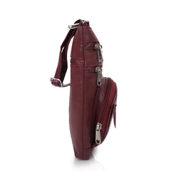 CIMONI Genuine Leather Stylish Unique Design Daytrip Short Trip Trendy Travel Crossbody Sling Bag For Women