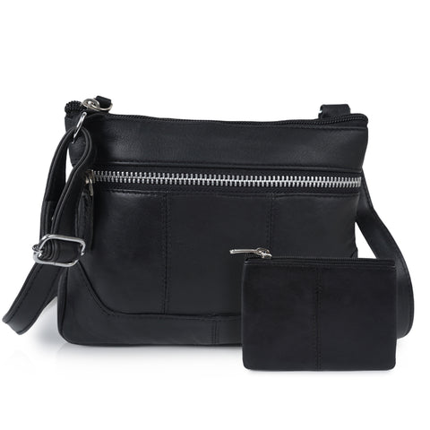 CIMONI Genuine Leather Casual Crossbody Travel Shoulder Women Sling Bag
