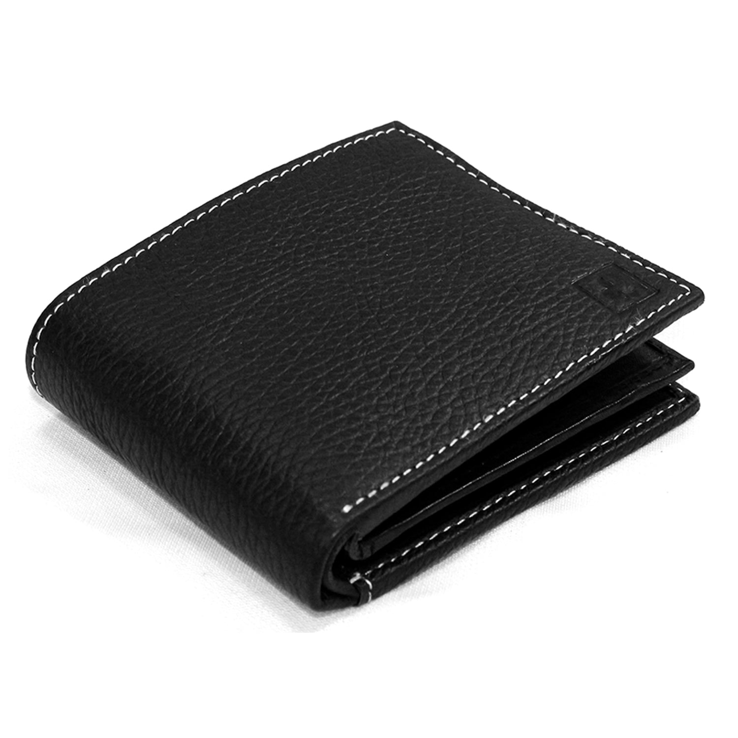 CIMONI® Premium Genuine Leather Wallet for Men Casual Wallet with RFID Protection 6 Card 1 Id Slots Slim Elegant Design Wallet (Color - Black)