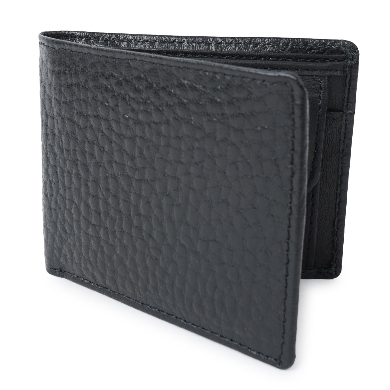 CIMONI Genuine Leather men wallet Black