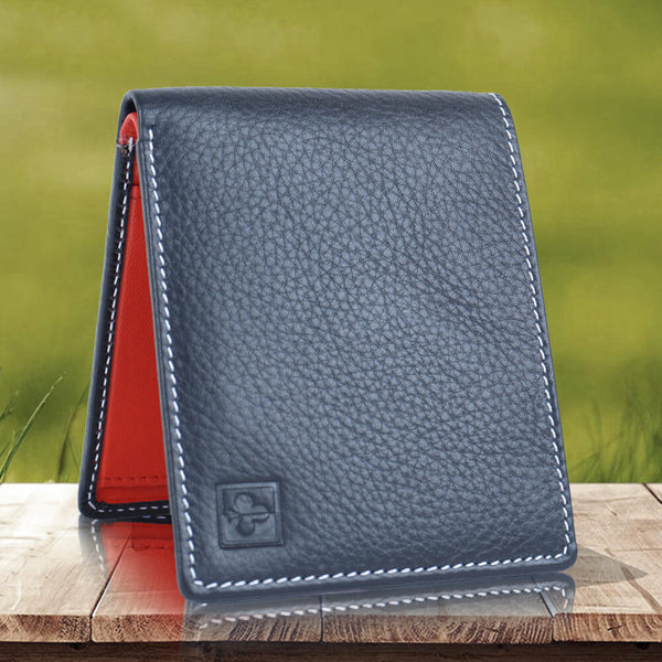 Latest Multicolor Genuine Leather Casual Bifold Men's Wallet