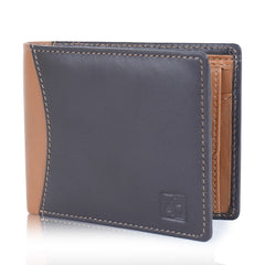 CIMONI Genuine Leather Slim Mens Wallet With Coin Pocket